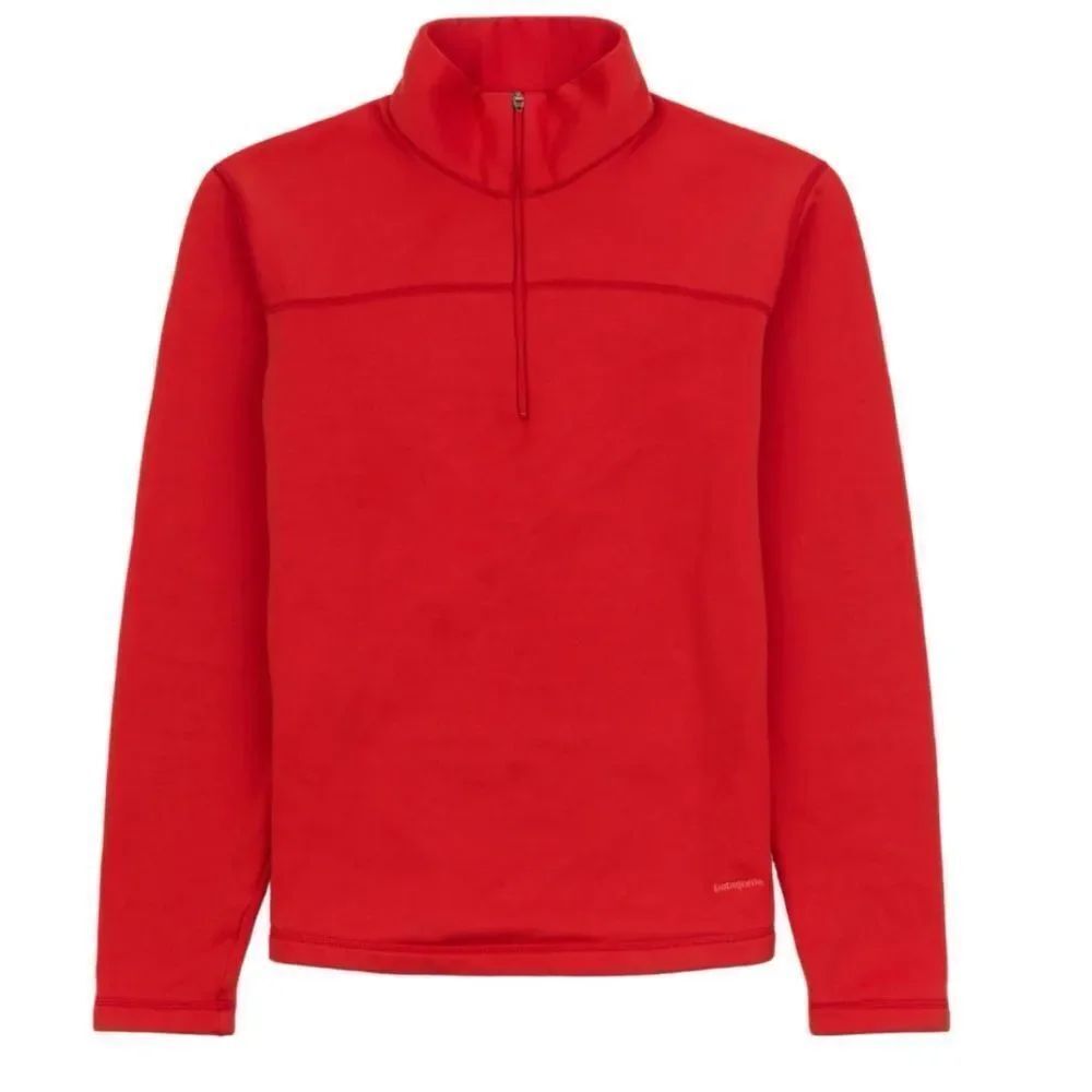 Patagonia E'S Capilene EW Stretch Zip-T Orange Quarter Zip Fleece Size XS
